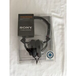 Sony MDR-NC7 Noise Canceling Headphones Black Foldable Travel Wired MDRNC7